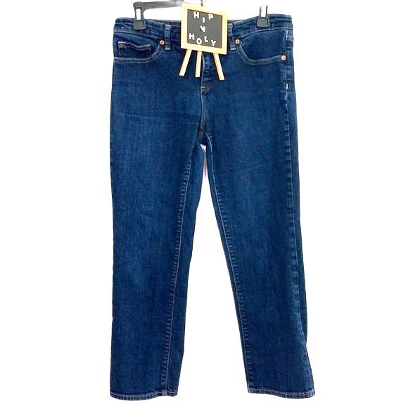 LANDS’ END STRAIGHT LEG FIT 2 Denim Jeans Blue Size 6 - Picture 1 of 12